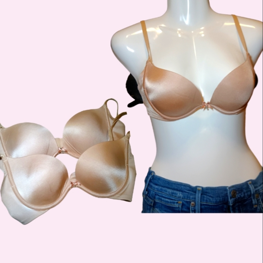 Victoria Secret (bundle of 2) 32B bras Nude color